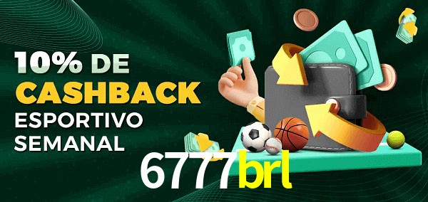 10% de bônus de cashback na 6777brl